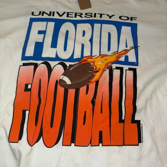 University of Florida Gators‎ Football TShirt Mens XLarge Hanes Beefy Tee vtg